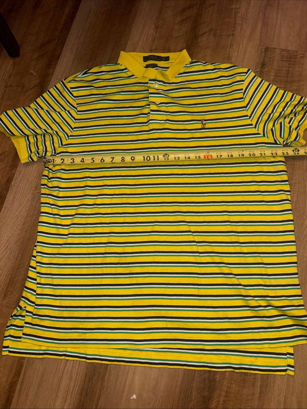 Polo by Ralph Lauren Yellow Navy White Striped Polo